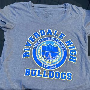 Size Small Grey “Riverdale High School Bulldogs est 1941” T-shirt